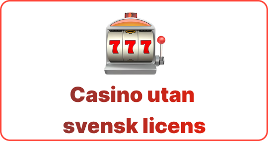 casino utan svensk licens